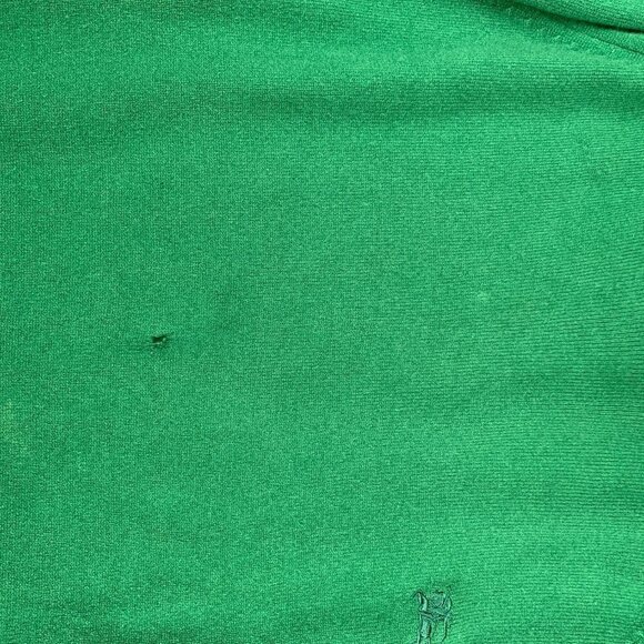 VINTAGE 100% Wool Burberry Sweater Green XXL - Picture 6 of 10